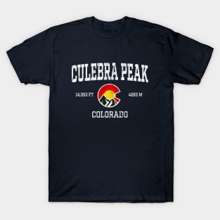 Culebra Peak Colorado 14ers Vintage Athletic Mountains T-Shirt